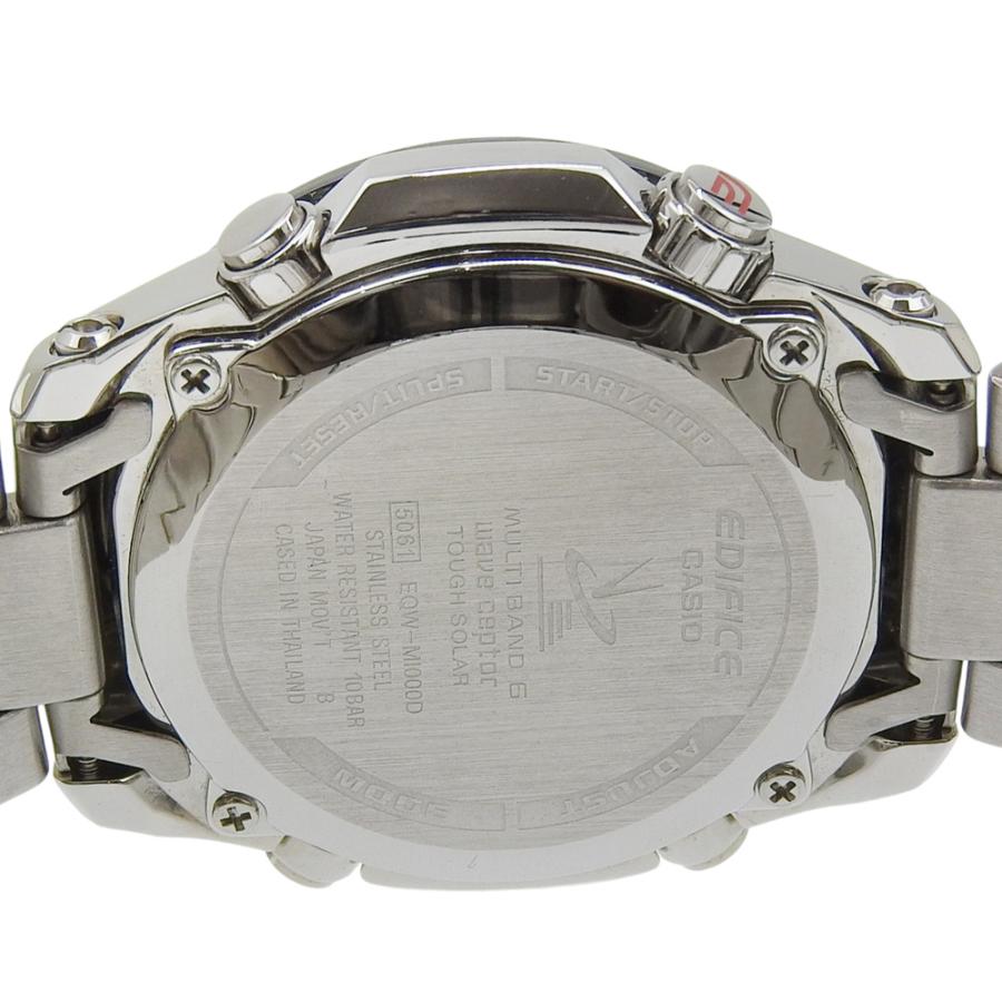 美品　EQW-M1000D 電波ソーラー カシオ　タフソーラー エディフィス CASIO（カシオ） エディフィス マルチバンド6 EQW-M1000D 腕時計 SS