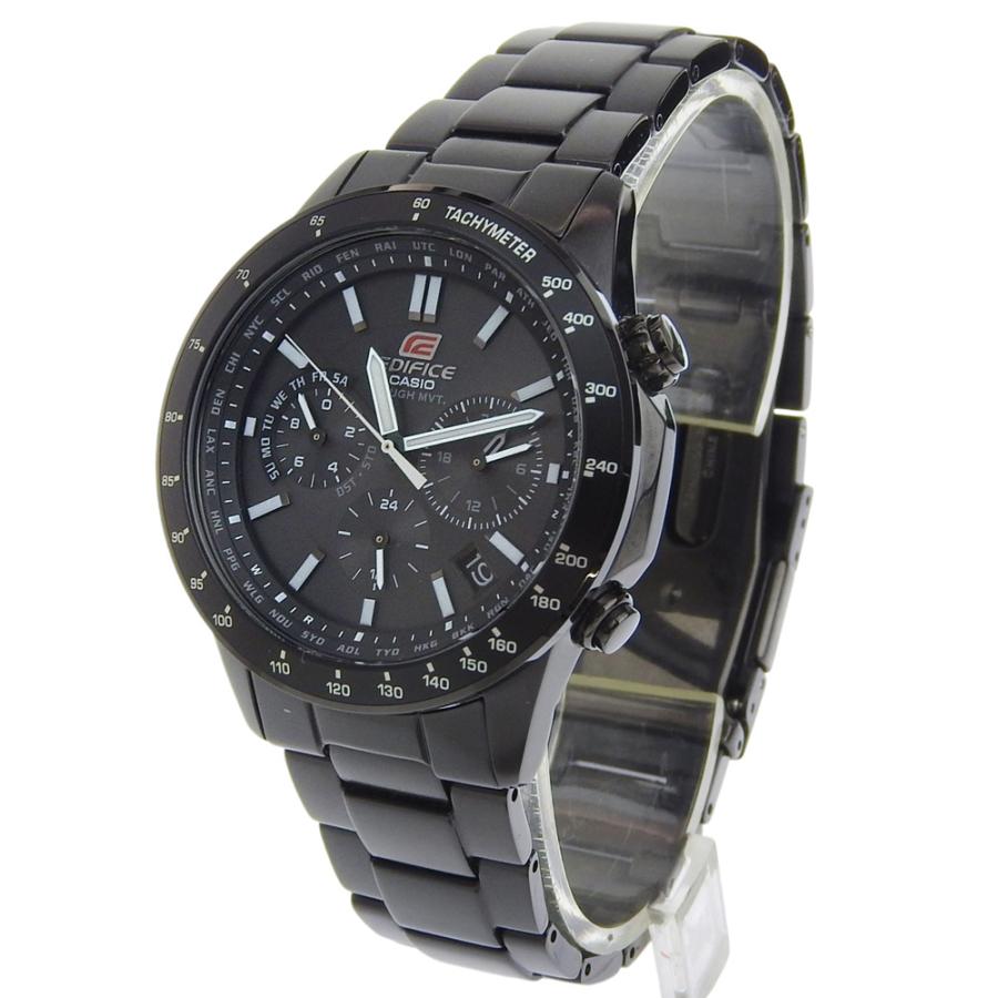 【CASIO】カシオ エディフィス マルチバンド6 EQW-550DC-1AJF ステンレススチール タフソーラー アナログ表示 メンズ ブラック文字盤 腕時計 CASIO（カシオ） エディフィス マルチバンド6 EQW-550DC-1AJF 腕時計