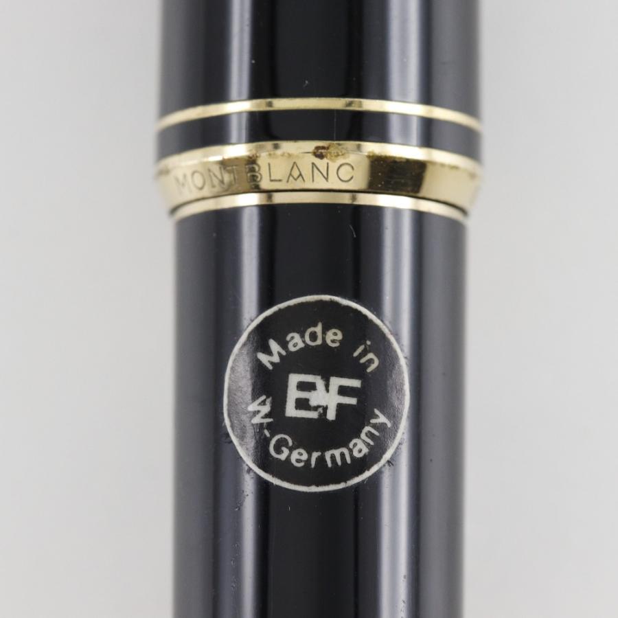【未使用】Mont Blanc　ＣＬＡＳＳＩＣ　万年筆　ペン先１４K５８５　EF MONTBLANC (モンブラン) 万年筆 ブラック×ゴールド マイスターシュ
