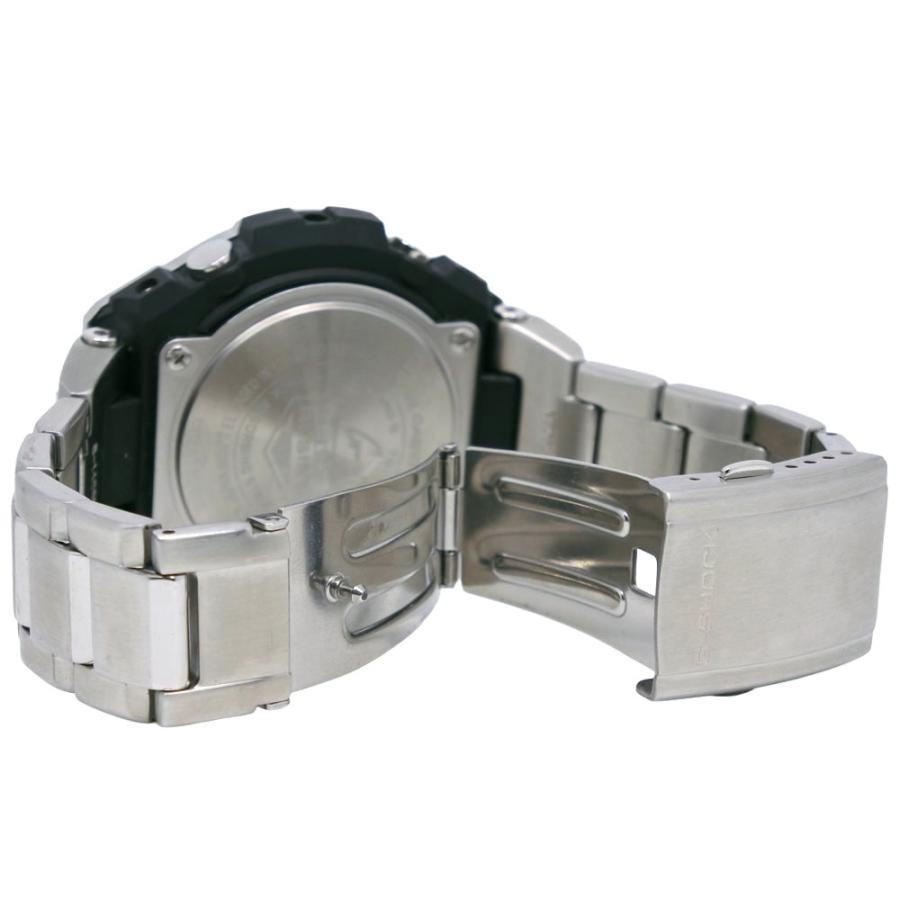 G-SHOCK GST-W100D ソーラー電波 アナデジ 腕時計 シルバー CASIO（カシオ） G-SHOCK Gスチール GST-W100D-1A4JF 腕時計 SS