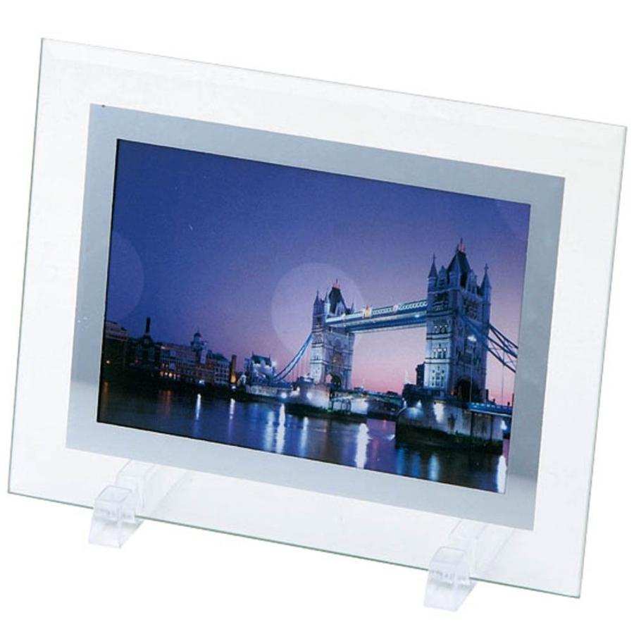 ガラスフォトフレームl フラットタイプ 2個 1個 2 メール便 送料無料 エコー金属 2 クラウンコード ヤフーショップ 通販 Yahoo ショッピング