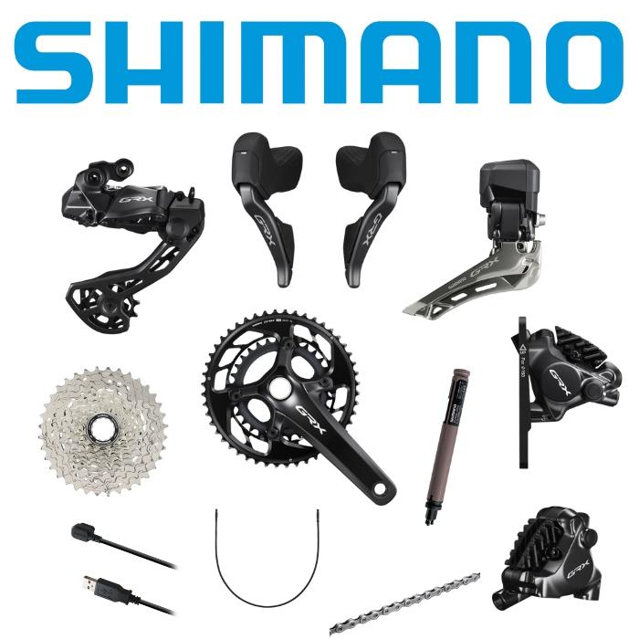 SHIMANO (シマノ) GRX RX825 2x12S Di2 グループセット : CROWN SHIMANO (シマノ) GRX RX825 2x12S Di2 グループセット : CROWN