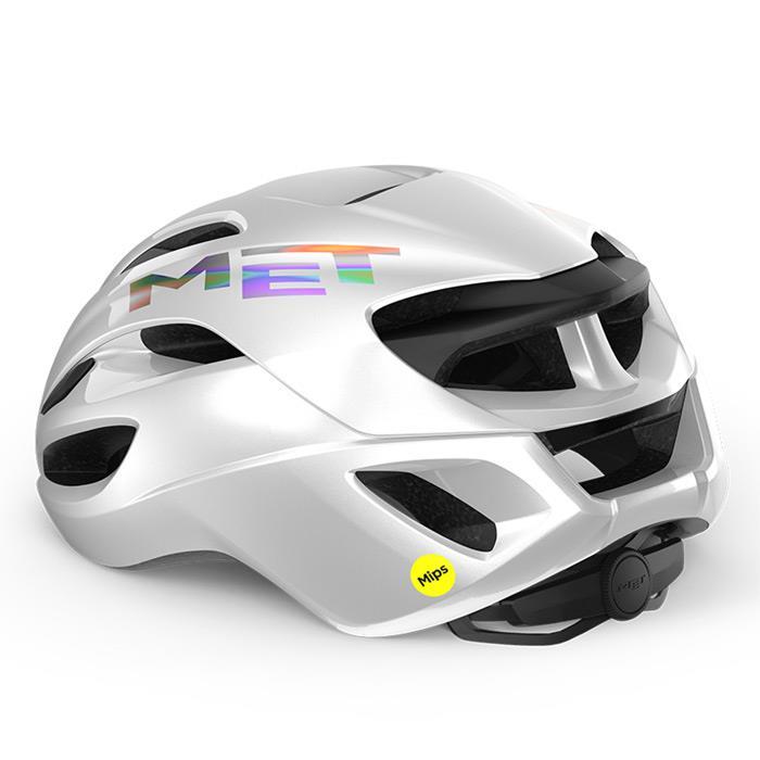 MET (メット) RIVALE MIPS White Holo/Matt Glossy L(58-61cm 