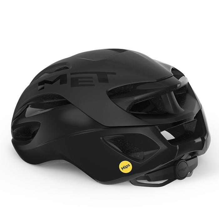 MET(メット）RIVALE MIPS Black/Matt Glossy アジアンフィット M