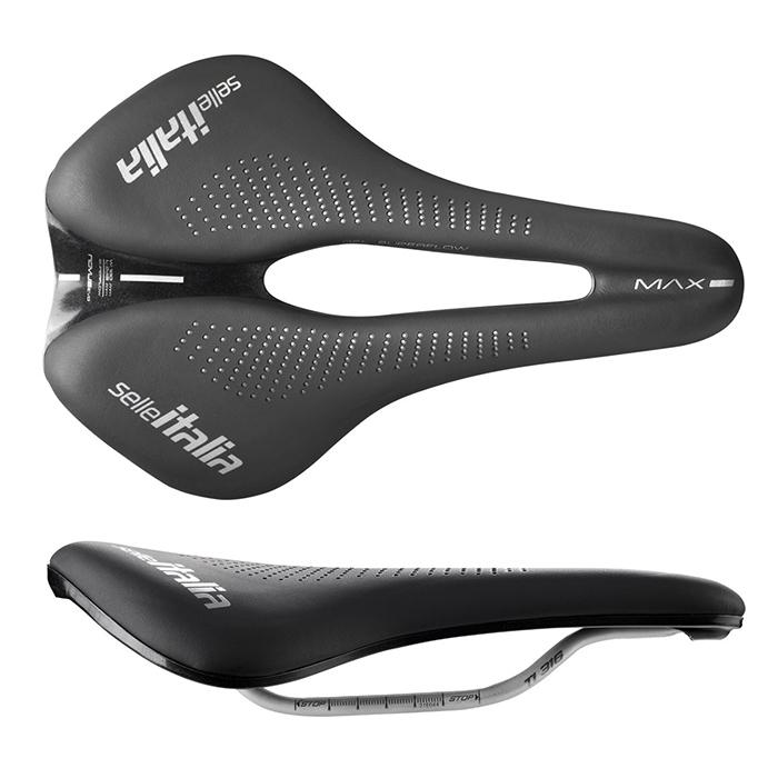 パーツ Selle Italia NOVUS BOOST EVO Ti316 Comfortable Bike Saddle Novus Boost Evo TI 316 Superflow