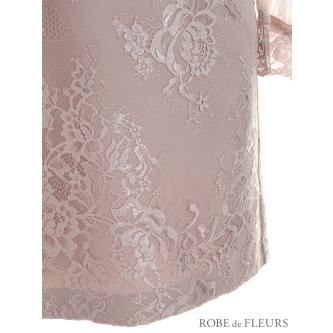 【ROBE de FLEURS/ローブドフルール】スカラップカットｘチュールスリーブミニドレス(fm2575) |  | 04