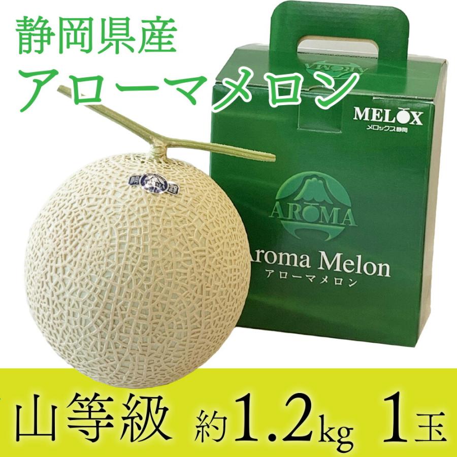 送料無料 産地直送 アローマメロン【上(山等級)】中玉(1.2kg前後) 1玉入り 冬ギフト 静岡アローマメロン 静岡県産 マスクメロン お見舞い フルーツ 贈答 | ブランド登録なし | 01