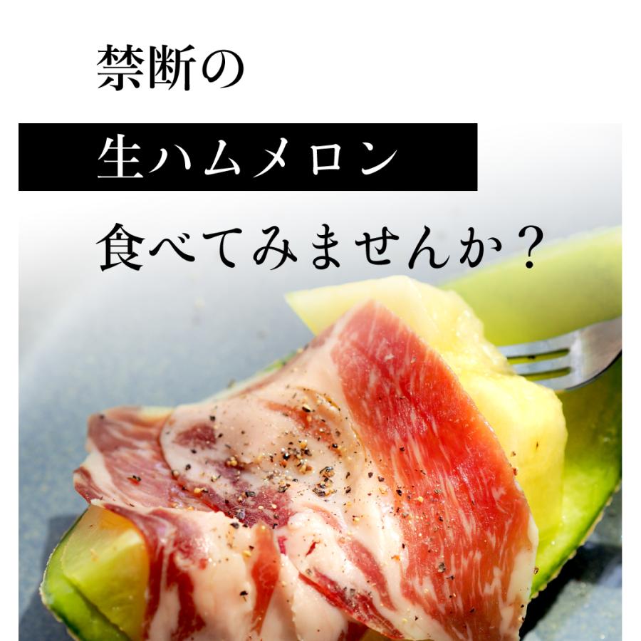 生ハムメロンセット (クラウンメロン白等級1玉(静岡県産) ふじやまプロシュート×3) | ブランド登録なし | 01