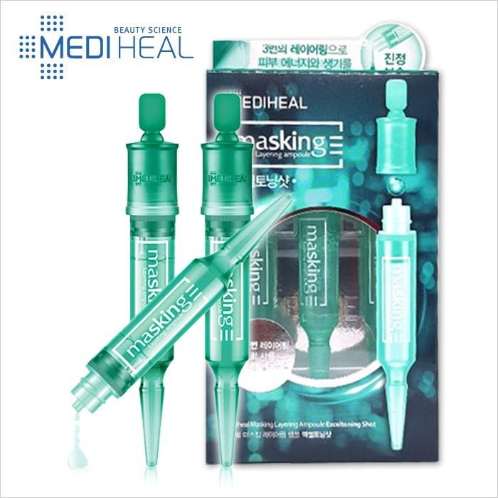 メディヒール アンプル マスキング レイヤリング アンプル エクセルトー ニングショット 4ml 3本入り オルチャン 水分 毛穴ケア 美容液 Mediheal 正規品 Ampoule Green Smartjunkobo 通販 Yahoo ショッピング