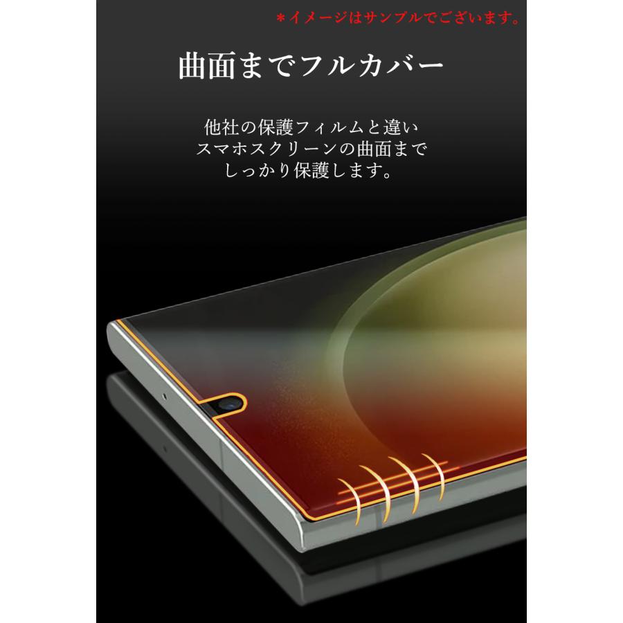 Galaxy S24 フィルム TPU 2枚セット GalaxyS24Ultra S23 S22 S21 A53 Note20Ultra S20 S10 S9 Note 液晶 保護 耐衝撃 曲面 フィルム 保護フィルム ギャラクシー｜crownshop｜03