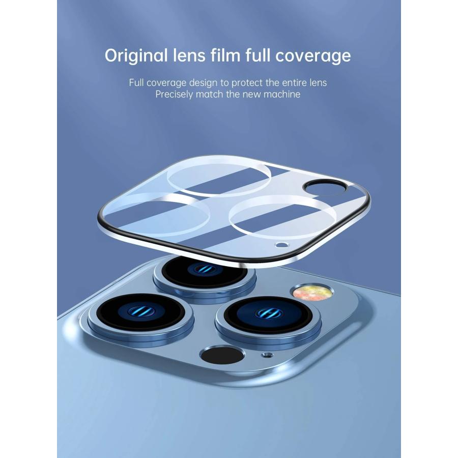 iPhone12 Pro Max カメラカバー 保護シール カメラ レンズ iPhone12ProMax レンズカバー アイホン13ProMax ガラス保護 全面保護 アイフォン12ProMax｜crownshop｜03