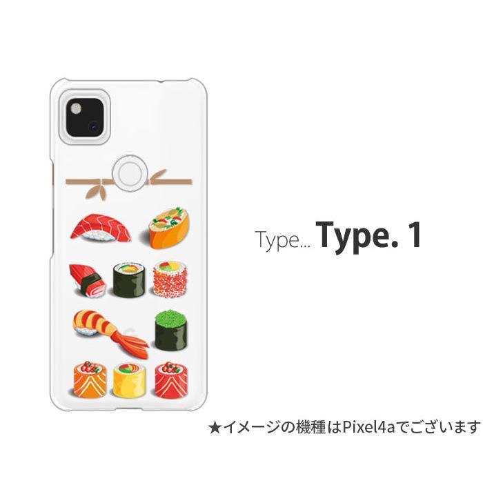 Google Pixel4a5G ケース カバー フィルム Pixel 4a 5G スマホケース SIMフリー 携帯カバー 衝撃 キャラクター ハードケース グーグル ピクセル4a5G sushi｜crownshop｜02