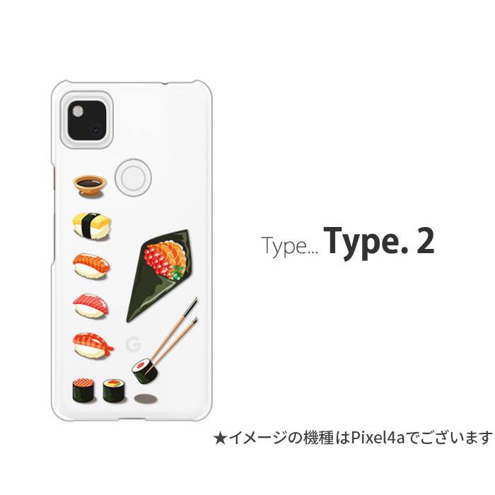 Google Pixel4a5G ケース カバー フィルム Pixel 4a 5G スマホケース SIMフリー 携帯カバー 衝撃 キャラクター ハードケース グーグル ピクセル4a5G sushi｜crownshop｜03