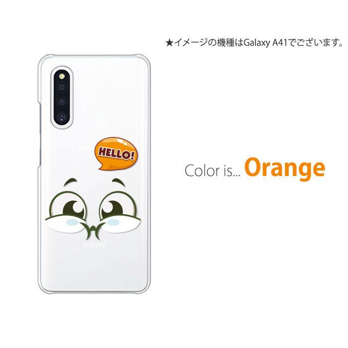 Galaxy A A21 ケース SC-42A スマホ カバー クリア イラスト GalaxyA21
