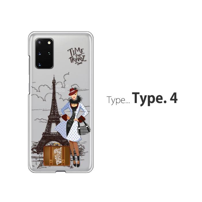 Galaxy S S20 5G ケース SC-51A スマホ カバー クリア イラスト