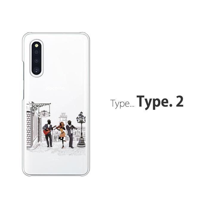 Galaxy A A41 ケース SCV48 スマホ カバー クリア イラスト