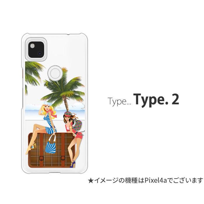 Google Pixel 5 ケース スマホ カバー クリア イラスト GooglePixel5
