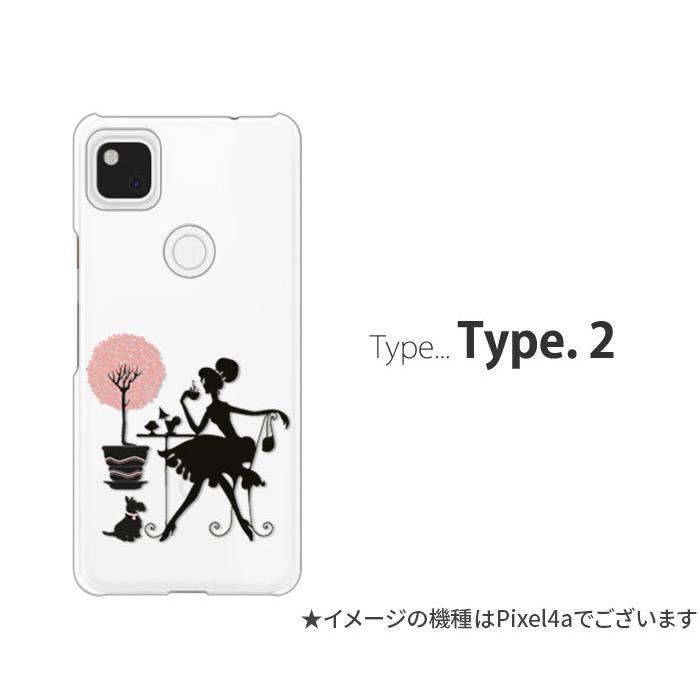 Google Pixel 5 ケース スマホ カバー クリア イラスト GooglePixel5