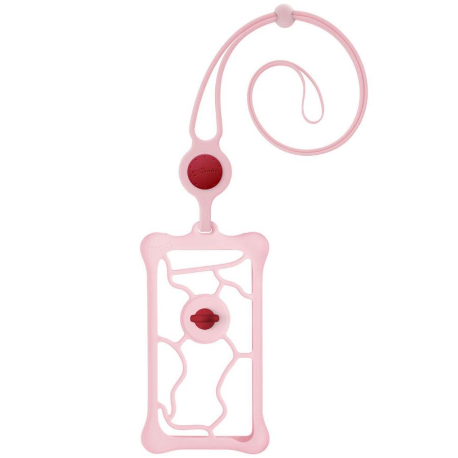 スマホショルダーになるネックストラップ付きスマホホルダー Bubble Tie 2 フィンガーリング付きケース BoneCollection ボーン バブルタイ2 |  | 08