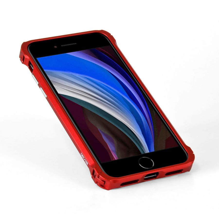 DECASE iPhone SE3 / SE2 / 7 / 8 アルミニウム バンパー 取付工具不要 ケース ディケース アイフォン テン | Apple