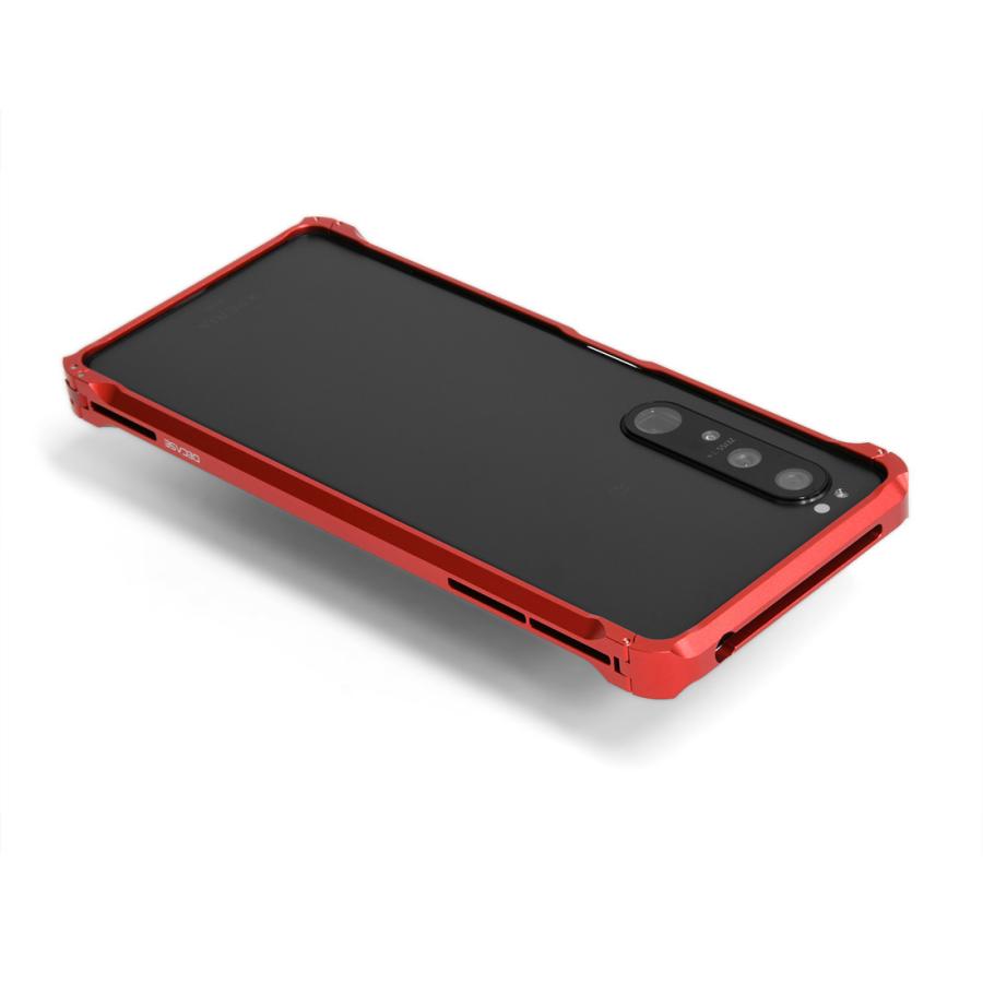 DECASE Xperia 1 III アルミニウム バンパー 取付工具不要