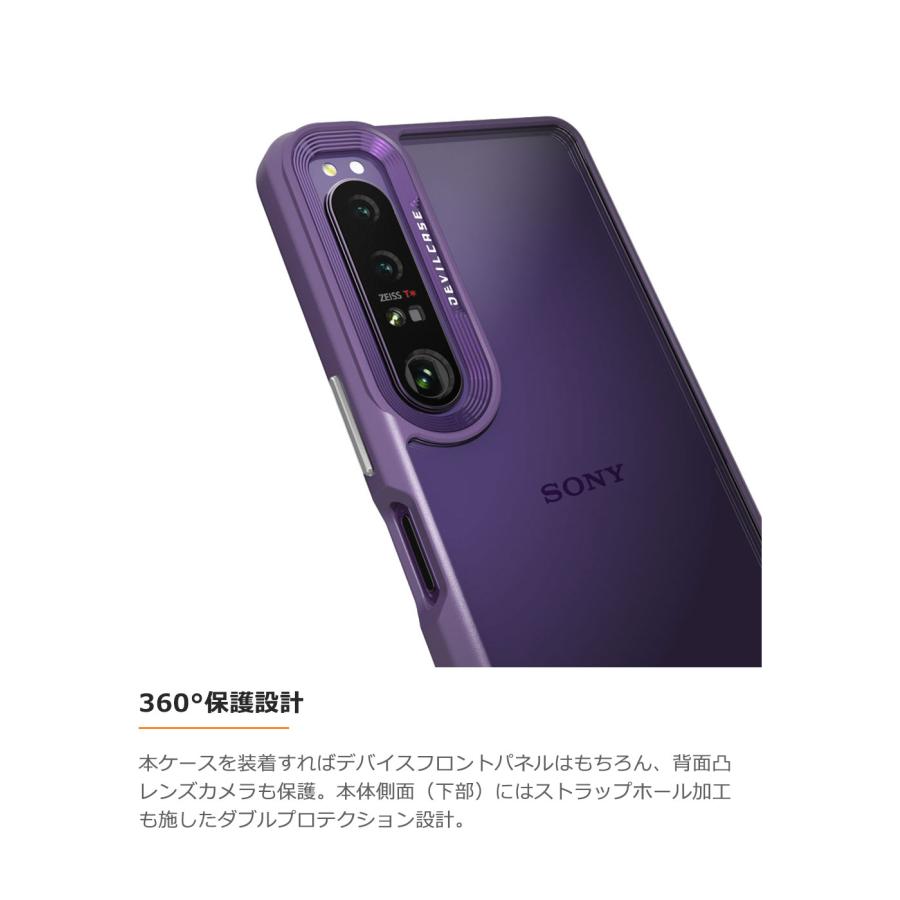 Xperia 1 IV 耐衝撃 ケース DEVILCASE デビルケース