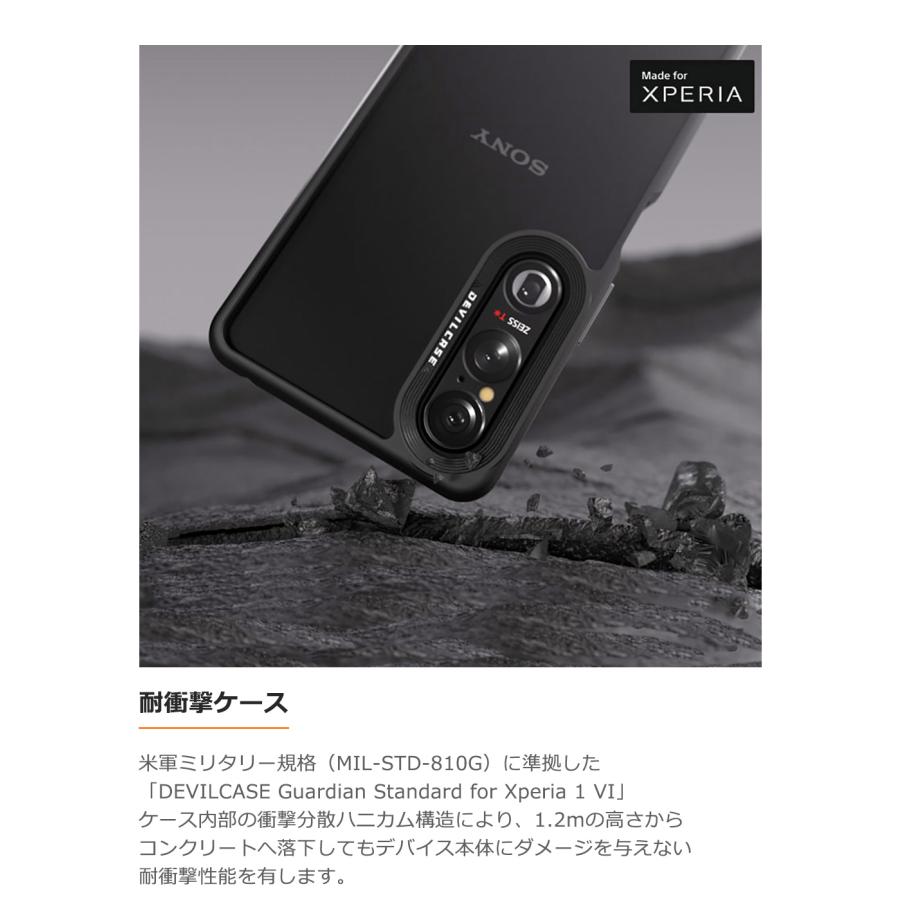 Xperia 1 VI 耐衝撃 台湾No.1カスタマイズ ケース DEVILCASE