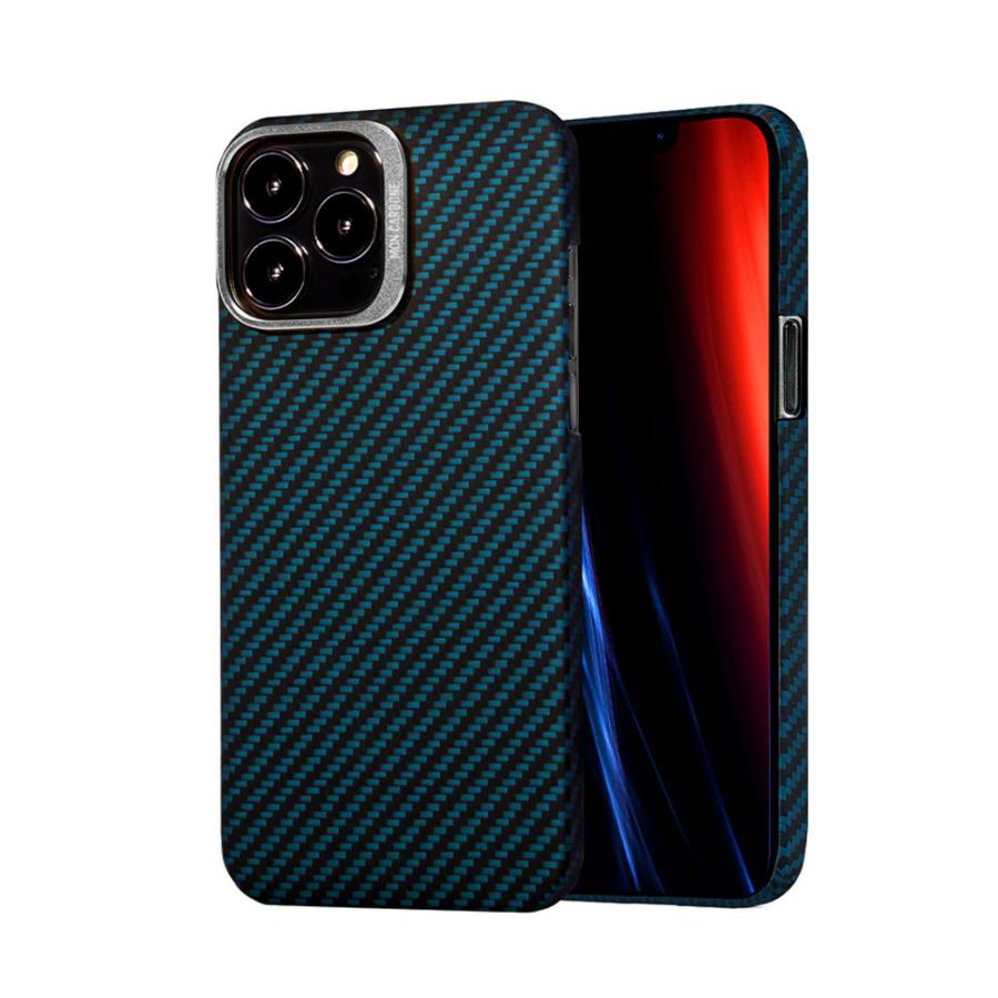 カーボンファイバー ケース iPhone 13 / Pro / mini / Pro Max バリスティックケブラー アイフォン monCarbone HOVERKOAT モンカーボン |  | 11