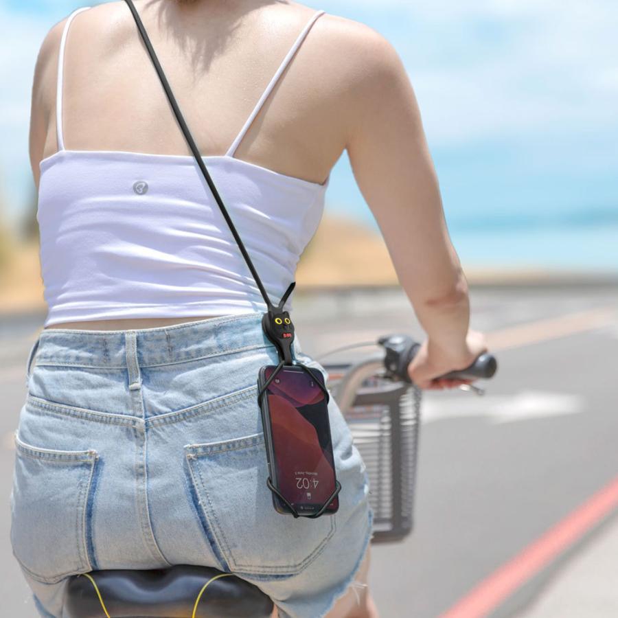 可愛いシリコン製スマホショルダー カードケース付き  Lanyard Phone Tie 2 BoneCollection ボーン ランヤード フォン タイ |  | 11