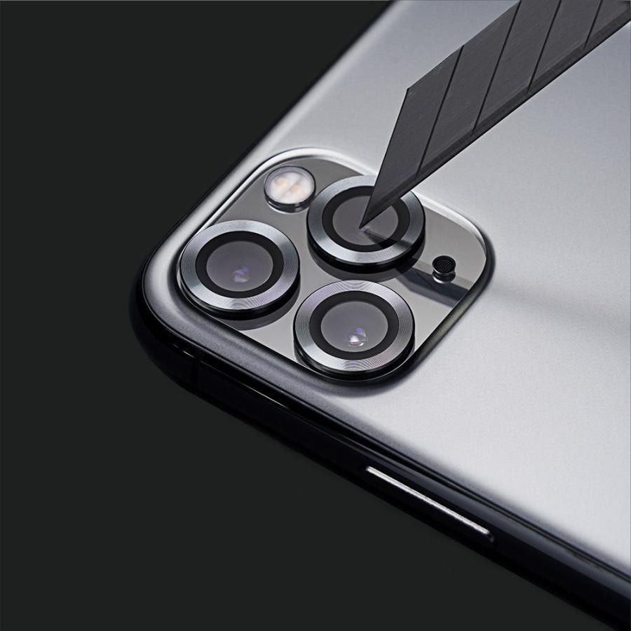 アルミリングが美しい iPhoneカメラレンズ保護ガラスフィルム iPhone 13 Pro / 13 Pro Max RhinoShield ライノシールド アイフォン｜croy｜12