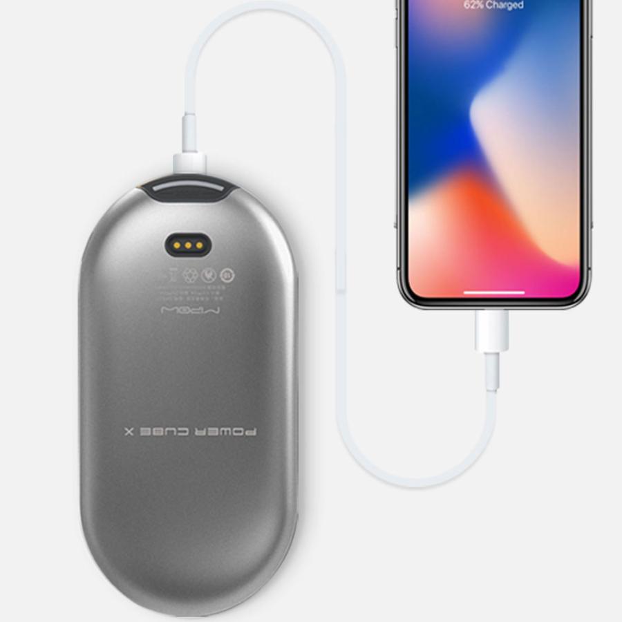 ワイヤレス充電器としても使えるモバイルバッテリー POWER CUBE X