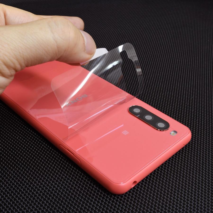 Xperia 1 III / 10 III TPU 背面 保護フィルム 2枚セット エクスペリア | DECASE | 14