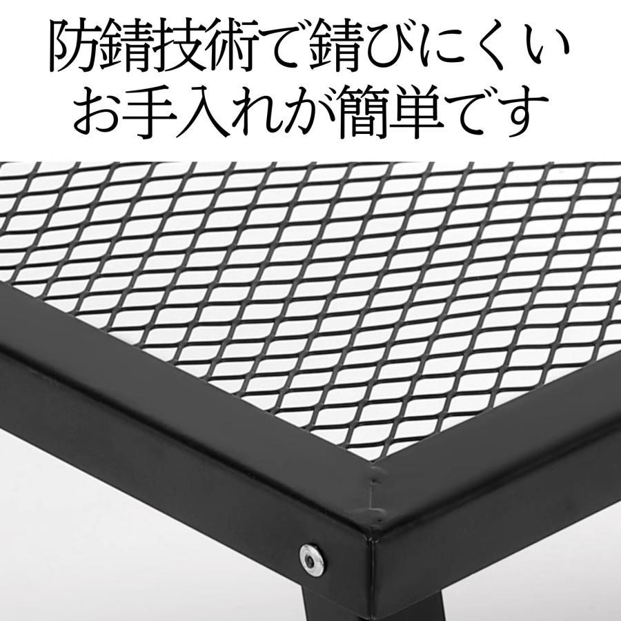 メッシュテーブル ローテーブル キャンプ アウトドア ウッド 木製 BBQ