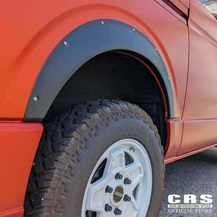 CRS オーバーフェンダー ダウンレスフォルム□ハイエース1型〜8 CRS オーバーフェンダー ダウンレスフォルム□ハイエース1型〜8