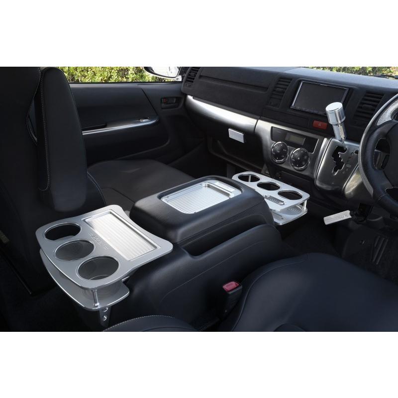 ESSEX □ハイエース1型〜8型対応 □ビレット コンソールトレイ ESSEX □ハイエース1型〜8型対応 □ビレット コンソールトレイ