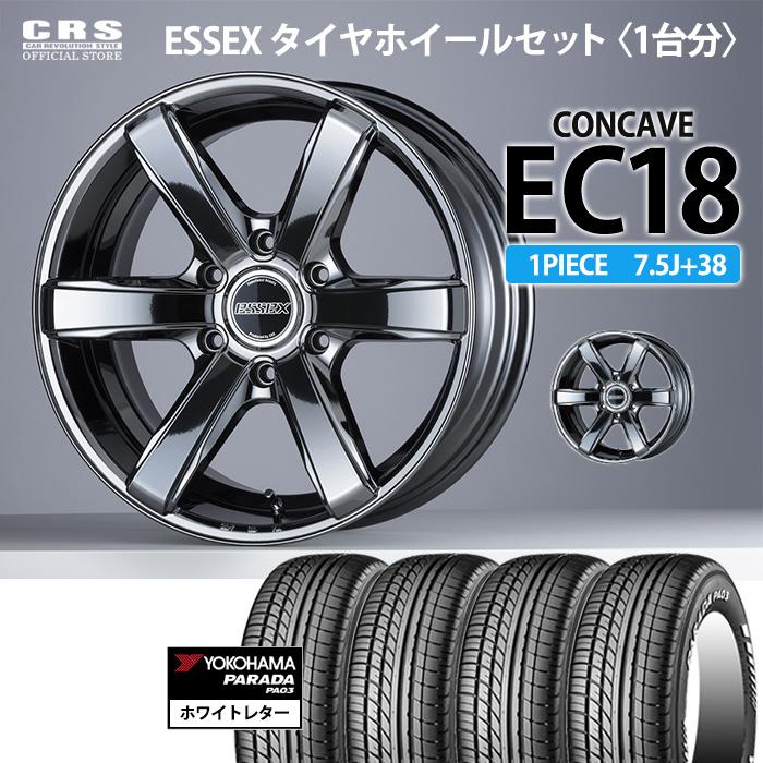ESSEX（エセックス） 【タイヤホイールセット】EC-18インチ 7.5J+38 