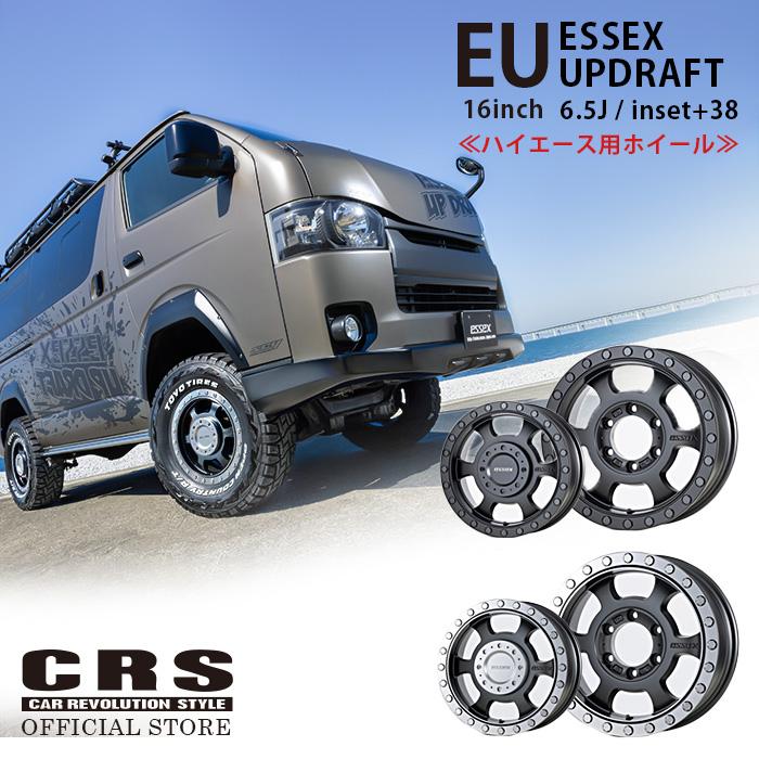 ESSEX EU 16インチ 6.5J+38 ハイエース用□カラー:オールマット ESSEX EU 16インチ 6.5J+38 ハイエース用□カラー:オールマット