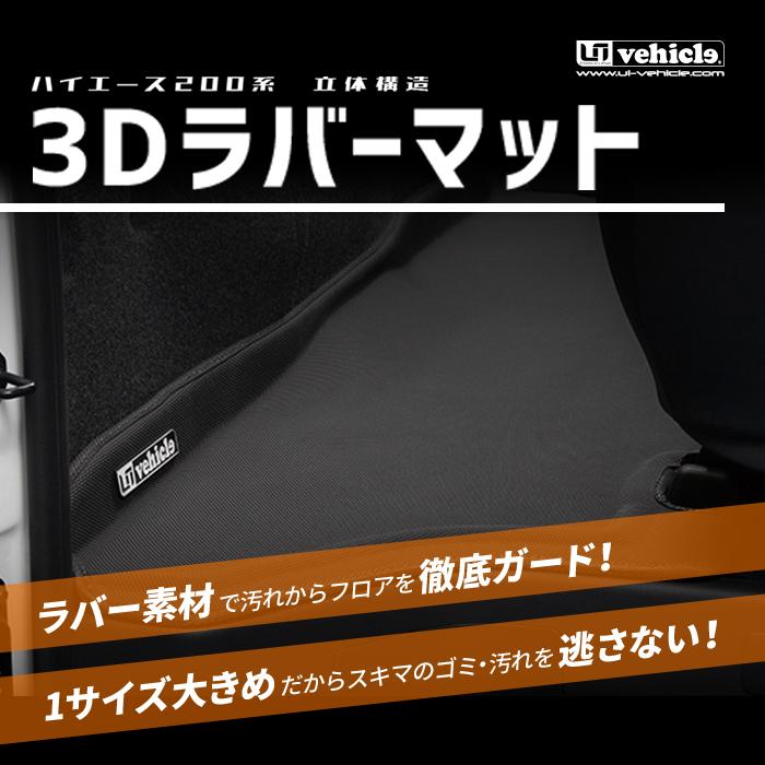 CRS UIvehicle ユーアイビークル 3Dラバーマット リア 1ピー