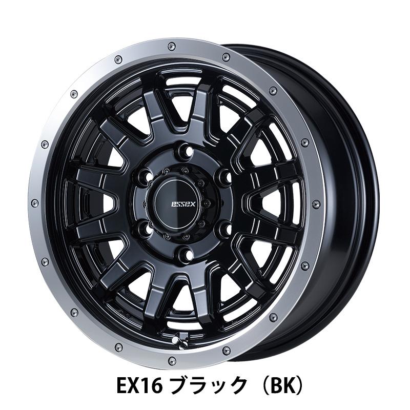 ESSEX（エセックス） 【スタッドレス】EX-16インチ 6.5J+38□ブラック