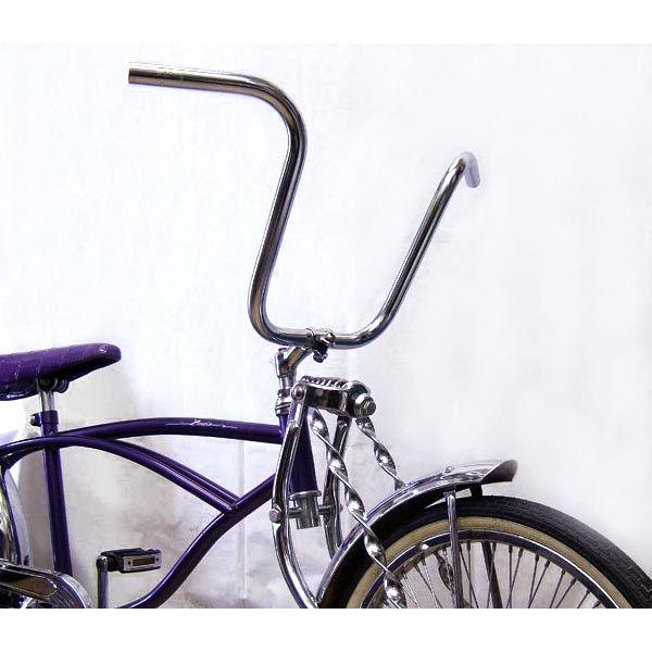 自転車フレームパーツ いろいろセット ロード リム　ハンドル BMX CREW'S（クルーズ） 自転車 ハンドル 11インチ ハンドルバー クローム