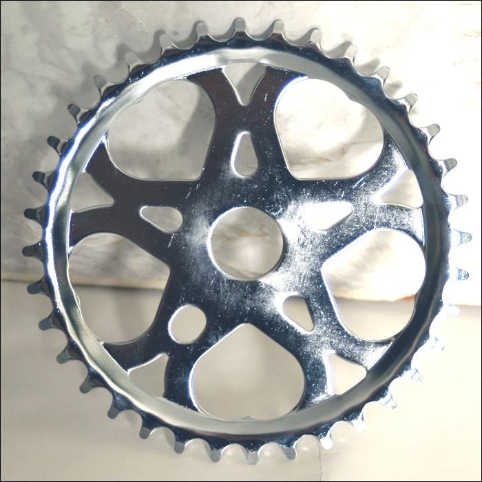 値下げしました! チェーンリング オープンハート クローム 36T