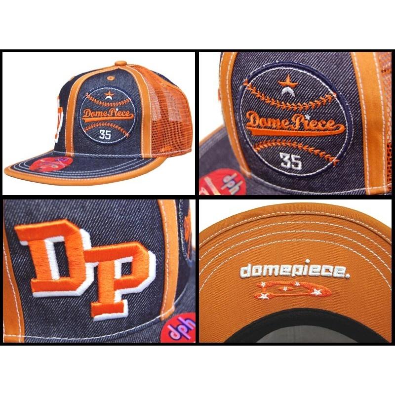 最終値下げ 50セント 着用 Dome Piese Cap デニム オレンジ ストリート