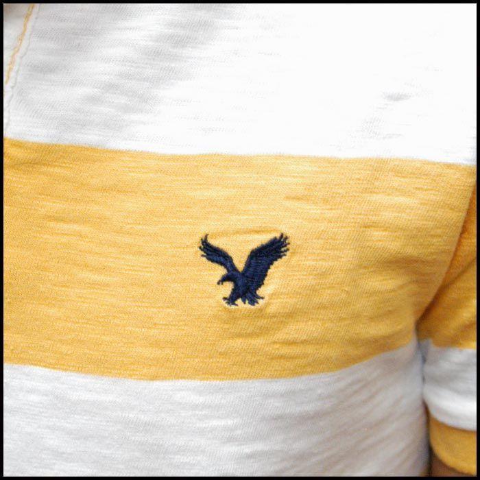 セール アメリカンイーグル メンズ ポロシャツ ボーダー ホワイト イエロー American Eagle トップス 半袖 シャツ インポート ファッション ブランド Ae Polo03 セレクトショップ クルーズ世田谷 通販 Yahoo ショッピング