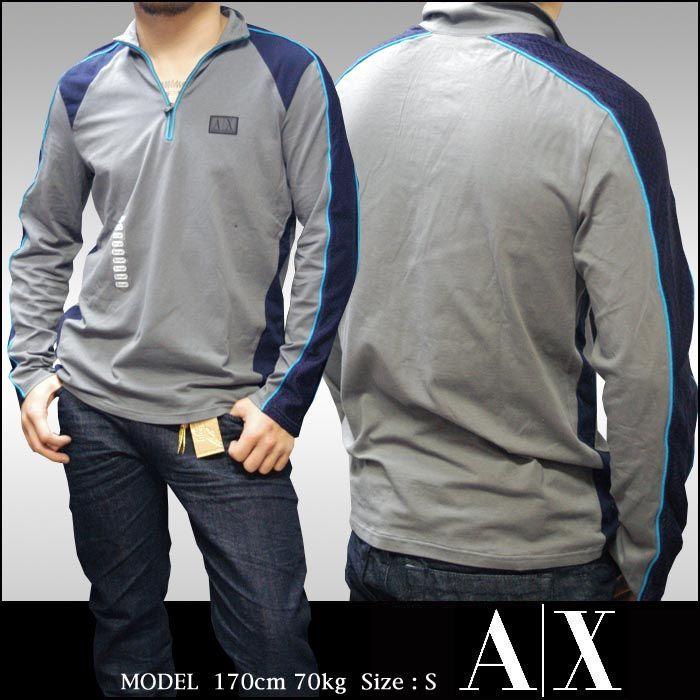 A|X Armani Exchange アルマーニエクスチェンジ メンズ スポーツ ウェア ラグラン トラックジャケット ジャージ グレー アメカジ  イタカジ セレカジ 001 :ax-m-tops001:セレクトショップ クルーズ世田谷 - 通販 - Yahoo!ショッピング