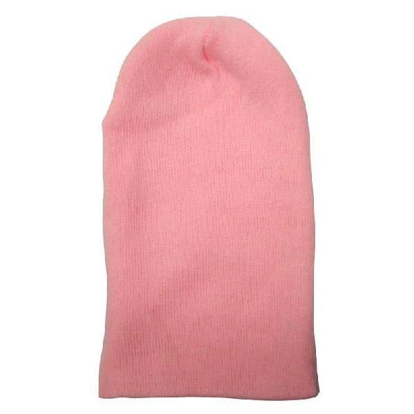 51%OFF】 ニットキャップ ロング ビーニー Cap ロングビーニー ピンク