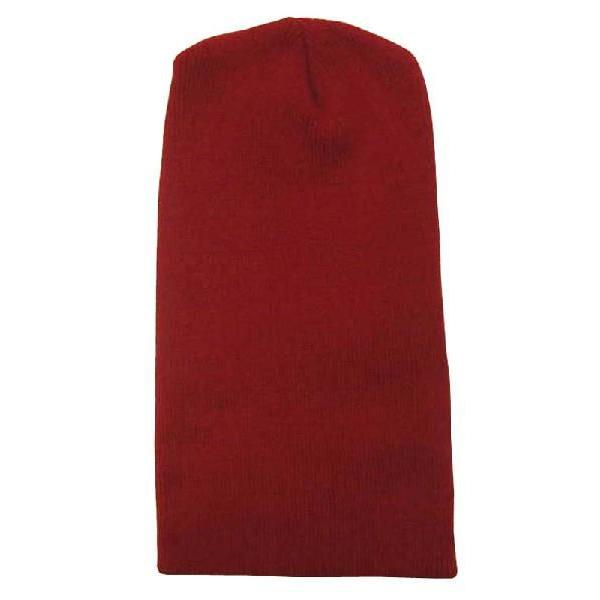 51%OFF】 ニットキャップ ロング ビーニー Cap ロングビーニー レッド