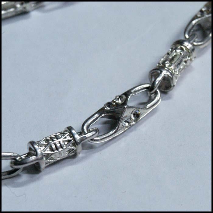 セール】 BLING HIPHOP JEWELRY ジルコニア 入り シルバー 925 プレー 