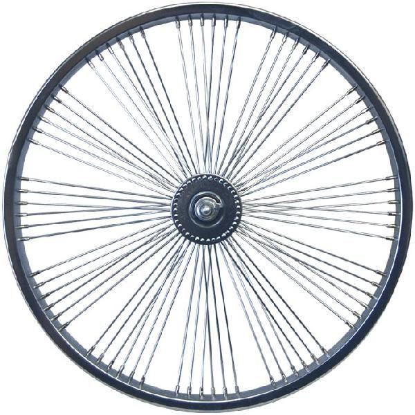 20インチ 72スポーク ファン ホイール フロント クローム 自転車部品