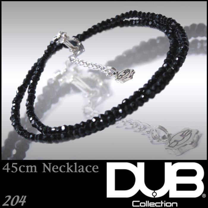 DUB Collection 再入荷なし ネックレス ブラックスピネル チャーム付き 