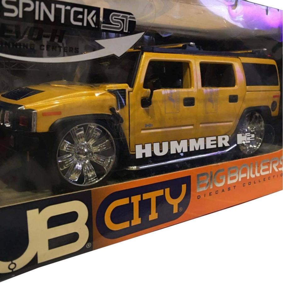 DUB city Hummer H2 ダブシティー ハマー イエロー ダイキャスト モデル｜crs｜02